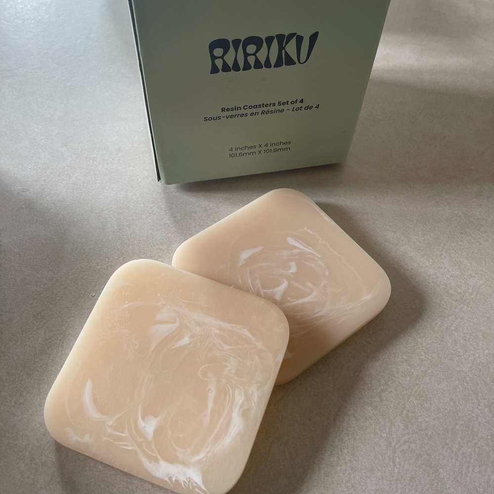 Ririku Resin Coasters Set of 4